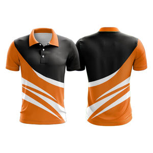 Chemise de golf à manches courtes pour homme, personnalisable avec logo brodé ou imprimé, en coton/fibre de bambou respirante, idéale pour la promotion ou le travail - Product Image 2