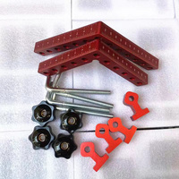 Pince d'angle pour le travail du bois en alliage d'aluminium à positionnement à 90 degrés Pince à angle droit