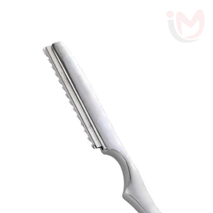 Professional Barber Hair Cutting Stainless Steel Wood Handle <b>Single</b> <b>Blade</b> <b>Razor</b> Salon Styling Tool - Product Image 4
