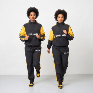 Ensemble de survêtement coupe-vent unisexe, veste et pantalon imperméables légers imprimés sur mesure, col montant, coupe-vent unisexe - Product Image 3