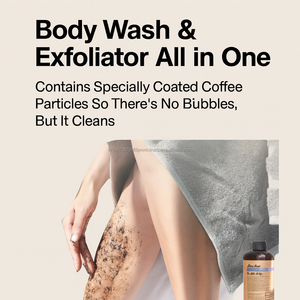 เครื่องขัดผิวกาแฟออร์แกนิคธรรมชาติสำหรับผิวเรียบเนียนผิวนุ่มบำรุงขนคุดบำรุงผมจากเกาหลี - Product Image 2