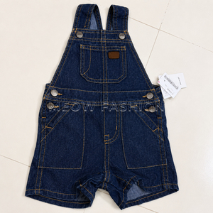Lot de Combinaisons Courtes pour Enfants Prêt à Expédier – Effet Jean en Coton – Salopettes Courtes pour Tout-Petits – Vêtements d'Été de Boutique pour Enfants – Vente en Gros - Product Image 1