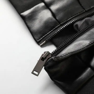 Chaqueta de Cuero para Hombre, Estilo Urbano, con Cuello Alto, Diseño a Prueba de Viento, Nueva Moda, CP-MLJ-13 - Product Image 5