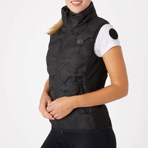 Gilet matelassé sans manches personnalisé pour femme, couleur unie, décontracté, respirant, écologique, haute qualité - Product Image 2