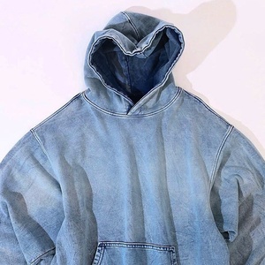 Sweat-shirts à capuche vintage de haute qualité en polyester/coton double couche, effet délavé, impression personnalisée, vente en gros, lavage à l'acide, prix abordable - Product Image 2
