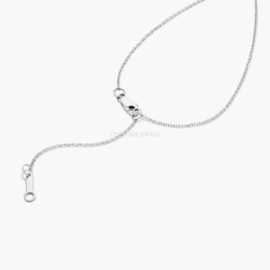 Collar con Diamante de Laboratorio de 0.50 Quilates para Damas de Honor y Bodas, Elegante Colgante Redondo de Oro con Solitario, Gema Sostenible - Product Image 6