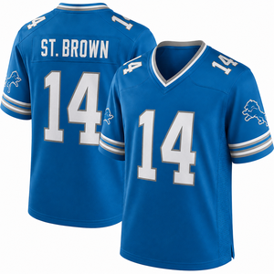 Jersey de Fútbol Americano Personalizado para Equipos, Ligas y Escuelas, Colores Oficiales, Ligero, Ventilado, Reforzado, para Juego y Entrenamiento, ODM - Product Image 5