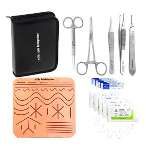 ชุดฝึกเย็บชุดเย็บแผลสีเขียวเย็บแผลใหม่ชุดเย็บแผลและมีดผ่าตัดชุดฝึกเย็บแผลแบบมืออาชีพ - Product Image 1