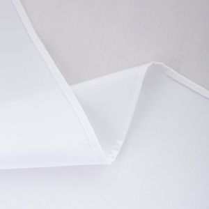 2 Pack 24 X 24 Inch White Solid Polyester <b>Tablecloth</b> Stain and Wrinkle Resistant Washable Decorative Small <b>Square</b> Table Cover - Product Image 4