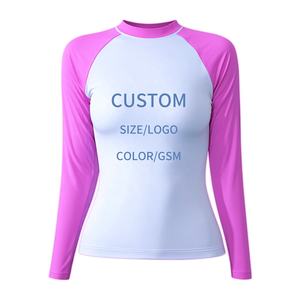 Women Rash Guard Comfortable Fit UV Safe <b>Swim</b> Surf Wear - Product Image 1