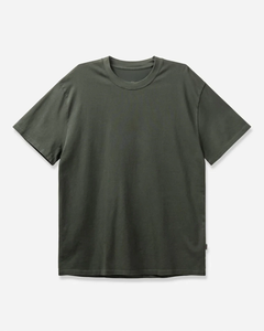 เสื้อยืดคอตตอนแท้ 100% หนา 300 GSM สีเขียวเข้ม แขนสั้น คอกลม สไตล์ลำลอง ทรงปกติ ขายส่ง - Product Image 2
