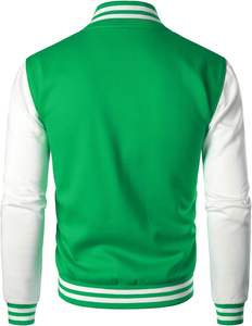 High Quality Private Label Winter <b>Warm</b> Unisex Stand Front Varsity <b>Jacket</b>-Quick Dry Breathable <b>Waterproof</b> Reversible Thick Casual - Product Image 2