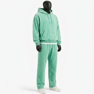 Conjunto Deportivo Informal de Invierno para Correr y Entrenar, Hecho en Fábrica, 100% Algodón, para Hombre - Product Image 1