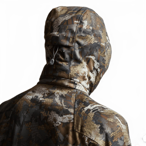 Veste softshell camouflage pour homme avec capuche, fermeture éclair et poches pour la randonnée en plein air - Product Image 3