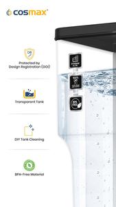 Système de traitement de l'eau par osmose inverse COSMAX, filtre multi-étages, système de filtration d'eau domestique, technologie RO ALK TDS - Product Image 3