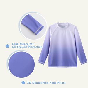 เสื้อโพลีเอสเตอร์แขนยาวสำหรับการฝึกซ้อมและกิจกรรมกลางแจ้ง เสื้อว่ายน้ำแห้งเร็วสำหรับผู้ชายสำหรับผู้ใหญ่ - Product Image 2