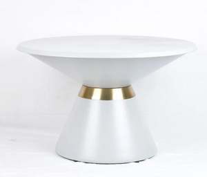 Table d'appoint de luxe en fer forgé Art Déco, étanche - Décoration intérieure pour salon, chambre, entrée, couloir - Product Image 2