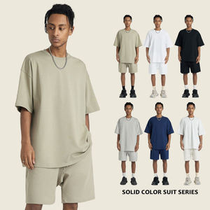 ชุดเซ็ตเสื้อเชิ้ตแขนสั้นติดกระดุมและกางเกงขาสั้นลำลองสำหรับผู้ชายสุดเทรนดี้ เหมาะสำหรับฤดูร้อน - Product Image 4