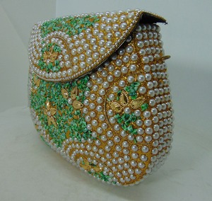 กระเป๋าคลัทช์สไตล์ดีไซเนอร์ของผู้หญิงที่ทันสมัยและ2022ทำด้วยมือสไตล์อินเดีย - Product Image 5