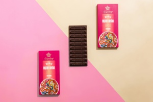Barre de chocolat noir 85% aux amandes, produit OEM, chocolats et confiseries en gros - Product Image 3