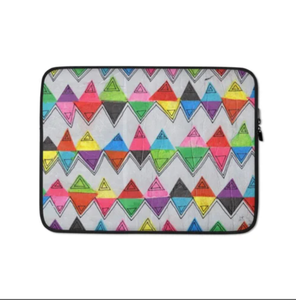 Housse d'ordinateur portable personnalisée avec rabat, housse d'ordinateur portable personnalisée avec design sur mesure, housse d'ordinateur portable en néoprène personnalisée - Product Image 1