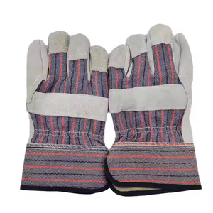 Guantes de Seguridad de Tela a Rayas con Recubrimiento Completo en los Dedos, Antideslizantes y Resistentes al Desgaste para Actividades al Aire Libre, Unisex - Product Image 6