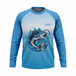 Camisetas de Pesca Sublimadas para Hombre, Diseño Personalizado OEM, Protección UV, Secado Rápido, Ropa de Pesca de Alto Rendimiento - Product Image 6