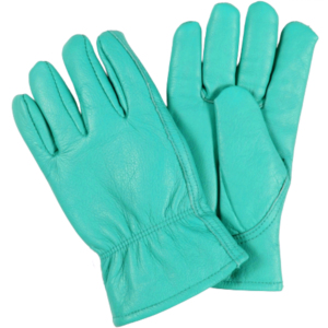 Gants de conducteur en cuir de vachette pleine fleur de qualité supérieure, durables, pour le travail, avec poignet élastique et pouce Keystone - Product Image 4