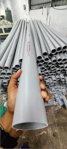 Tuyau de drainage en PVC SWR de 4 pouces, 3 mètres, gris clair, type A, raccord annulaire pour systèmes d'évacuation des déchets résidentiels et commerciaux à haut débit - Product Image 6