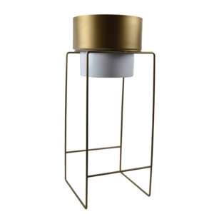 New Coming Designer Handmade Enamel-Finished Metal Flower Pot <b>Stand</b> Flower <b>Vase</b> for Home and Garden Decoration Floor Decoration - Product Image 6