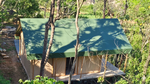 เต็นท์แกลมปิ้งกระจกพรีเมียมแบบซาฟารี ป้องกันไฟ ป้องกันรังสียูวี ใช้ได้ทุกฤดู กันหิมะ พื้นที่กว้างขวาง เต็นท์หรูหราชั้นเดียว สำหรับจัดงาน - Product Image 2