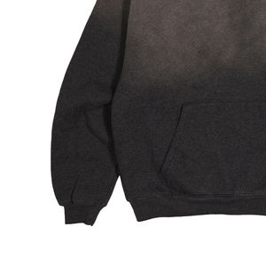 Sweat à capuche délavé effet soleil pour homme, couleur unique, style rétro, streetwear décontracté, en coton French Terry, coupe décontractée - Product Image 3