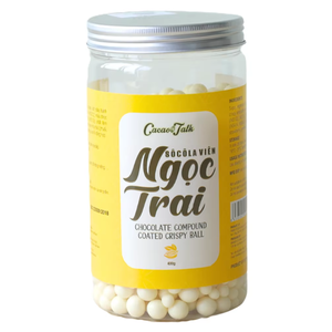 Proveedor de Chocolate Compuesto para Exportación, Venta Directa de Fábrica, HALAL OEM/ODM, Bolas Crujientes de Chocolate Blanco, Decoración de Pasteles de Cacao - Product Image 1