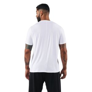 Camiseta Deportiva Blanca para Hombre, Algodón Premium, Cuello Redondo, Entrenamiento, Fitness, Ropa Deportiva Informal, Uso Diario - Product Image 6