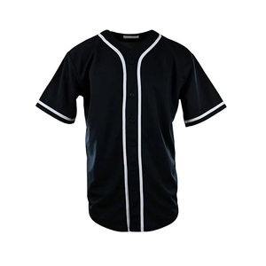 Último Diseño de Camisetas de Béisbol de Alta Calidad, Secado Rápido, Transpirables, con Diseño y Logotipo Personalizados - Product Image 1
