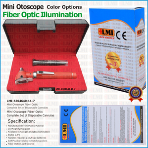 Nuevo Otoscopio de Diseño con Fibra Óptica Roja, Dispositivo de Inspección de Oídos, Kit Portátil de Otoscopio con Fibra Óptica Roja para Médicos - Product Image 6