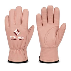 Guantes de Trabajo de Cuero de Uso General, Duraderos, Ligeros, Protección para las Manos, Muñequera Ajustable, Impermeables, para Construcción - Product Image 1