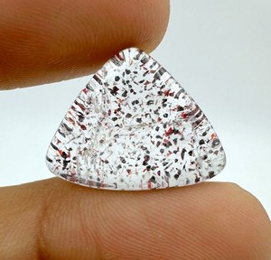 Cabujón de piedra preciosa Super Siete natural de 16.00 quilates, cabujón Super Siete de buena calidad para la fabricación de joyas, tamaño 23X18X5MM - Product Image 1