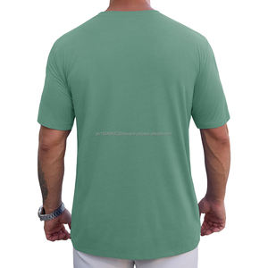 T-shirt pour homme en coton 100% de haute qualité, surdimensionné, 245 g/m², écologique, anti-rétrécissement, coupe ample, pour le printemps et l'été - Product Image 3