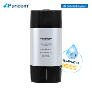 Purificateur d'eau électrique portable Puricom Taiwan à LED UV, norme européenne – Modèle UVD-0071, DC 24V, débit de 7L/min - Product Image 6