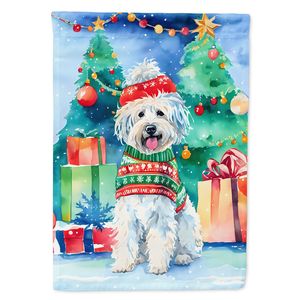 Bandera de jardín de Navidad Puli multicolor, bandera decorativa de buzón y cartel de patio para ilustraciones de Patio para camas de flores de patio - Product Image 1