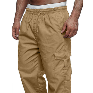 Pantalon Cargo Homme Personnalisé Vente en Gros Décontracté Multi-Poches Streetwear Taille Élastique Fabricant de Vêtements OEM ODM Usine - Product Image 6