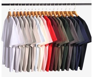 เสื้อยืดคอตตอนเนื้อหนัก 230 กรัม แขนสั้น ทรงไหล่ตกเล็กน้อย รับปักโลโก้ตามแบบ OEM พร้อมพิมพ์ลายตามสั่ง - Product Image 5