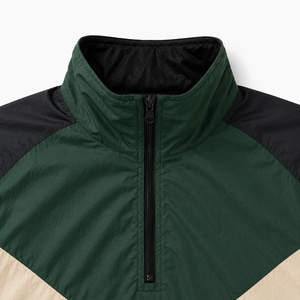 Custom Half Zip Windbreaker <b>Jacket</b> Men <b>Waterproof</b> Windproof <b>Jacket</b> Pullover Custom Logo Kangaroo Pocket Lightweight Coat - Product Image 3