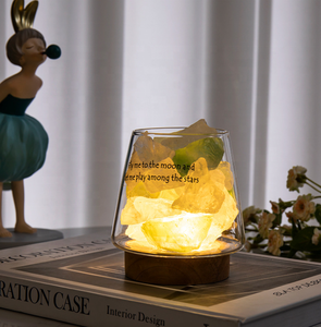 Lámparas de Sal del Himalaya de Cristal de Roca con Aroma, Decoración Creativa, Venta al por Mayor - Product Image 3