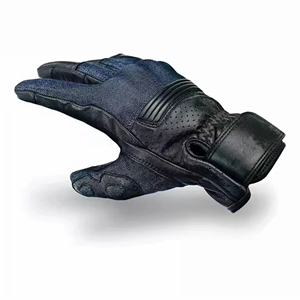 ถุงมือมอเตอร์ไซค์หนังอุ่นแบบ unisex ราคาโรงงาน สำหรับกีฬากลางแจ้งในฤดูร้อน กันน้ำ ดีไซน์แบบเต็มนิ้ว - Product Image 2