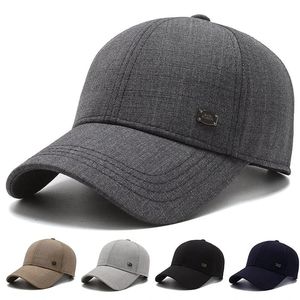 Casquette de baseball unisexe noire à 6 panneaux en sergé 100 % polyester, ajustable, couleur unie, décontractée, pour adultes, toutes saisons - Product Image 4
