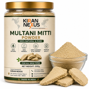 Polvo de Multani Mitti de Calidad Premium |   Arcilla Natural de Fuller's Earth para Mascarillas Faciales, Cuidado de la Piel y Aplicaciones Cosméticas - Product Image 1