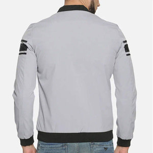Men's <b>Black</b> Stripes Zipper Bomber <b>Jacket</b> Embroidered Baseball Winter <b>Jackets</b> Plus Size Streetwear Autumn Outerwear Bomber <b>Jacket</b> - Product Image 2