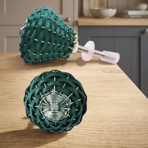 Modern Wood Furniture Handles and Ceramic Knobs for Kitchen Bedroom Bathroom Cabinets Dressers <b>Wardrobes</b> - Product Image 3